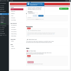 Page screenshot: WebinarPress → Settings