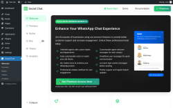 Page screenshot: Social Chat