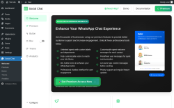 Page screenshot: Social Chat