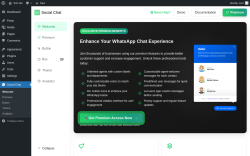 Page screenshot: Social Chat