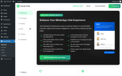 Page screenshot: Social Chat
