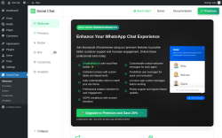 Page screenshot: Social Chat
