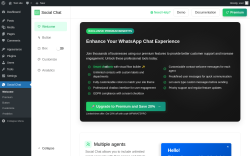 Page screenshot: Social Chat