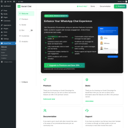 Page screenshot: Social Chat