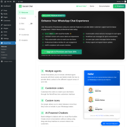 Page screenshot: Social Chat