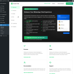 Page screenshot: Social Chat