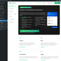 Page screenshot: Social Chat