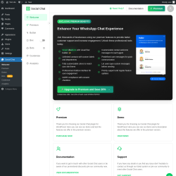 Page screenshot: Social Chat