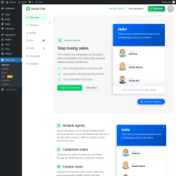 Page screenshot: Social Chat