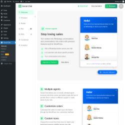 Page screenshot: Social Chat