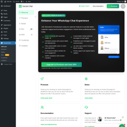 Page screenshot: Social Chat