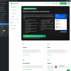 Page screenshot: Social Chat