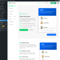 Page screenshot: Social Chat