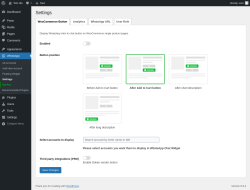 Page screenshot: WhatsApp &rarr; Settings