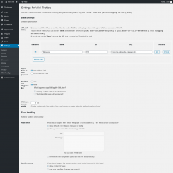Page screenshot: Settings → Wiki-Tooltips