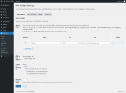 Page screenshot: Settings → Wiki Tooltips