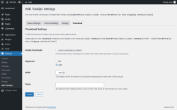 Page screenshot: Settings → Wiki Tooltips → Thumbnail