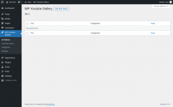 Page screenshot: WP Youtube Gallery