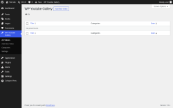 Page screenshot: WP Youtube Gallery