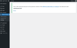 Page screenshot: WPB Accordions → Get Help