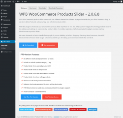 Page screenshot: Woo Slider