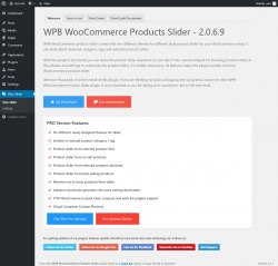 Page screenshot: Woo Slider