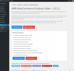 Page screenshot: Woo Slider