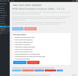 Page screenshot: Woo Slider