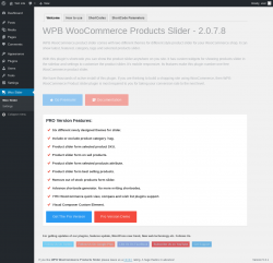 Page screenshot: Woo Slider