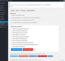 Page screenshot: Woo Slider → How to use