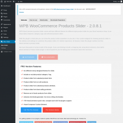 Page screenshot: Woo Slider