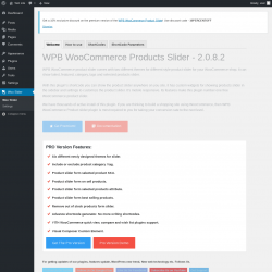 Page screenshot: Woo Slider