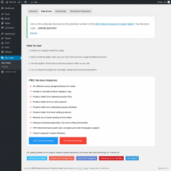 Page screenshot: Woo Slider → How to use