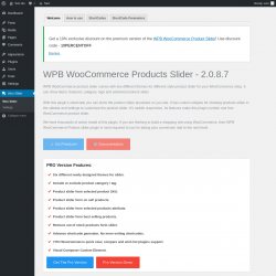 Page screenshot: Woo Slider