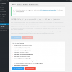Page screenshot: Woo Slider