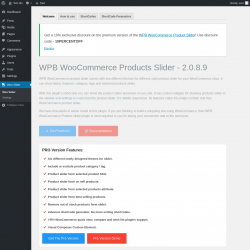 Page screenshot: Woo Slider