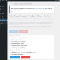 Page screenshot: Woo Slider