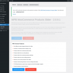 Page screenshot: Woo Slider