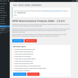 Page screenshot: Woo Slider