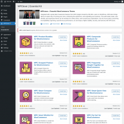 Page screenshot: WPClever → Essential Kit