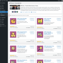 Page screenshot: WPClever → Essential Kit