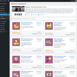Page screenshot: WPClever → Essential Kit