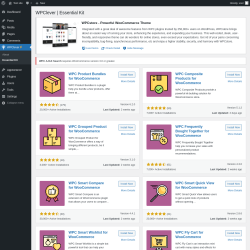Page screenshot: WPClever → Essential Kit