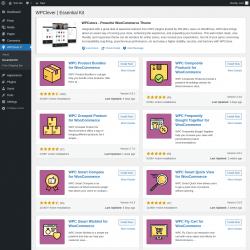 Page screenshot: WPClever → Essential Kit