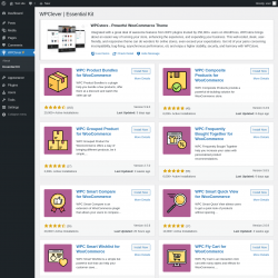 Page screenshot: WPClever → Essential Kit