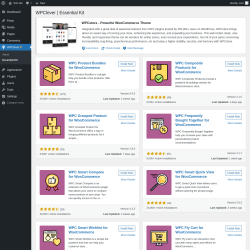 Page screenshot: WPClever → Essential Kit