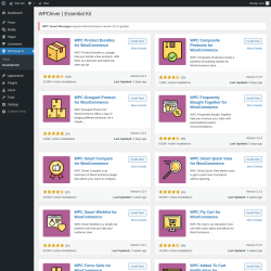 Page screenshot: WPClever → Essential Kit