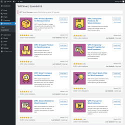 Page screenshot: WPClever → Essential Kit