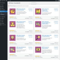 Page screenshot: WPClever → Essential Kit
