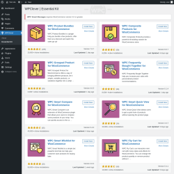 Page screenshot: WPClever → Essential Kit